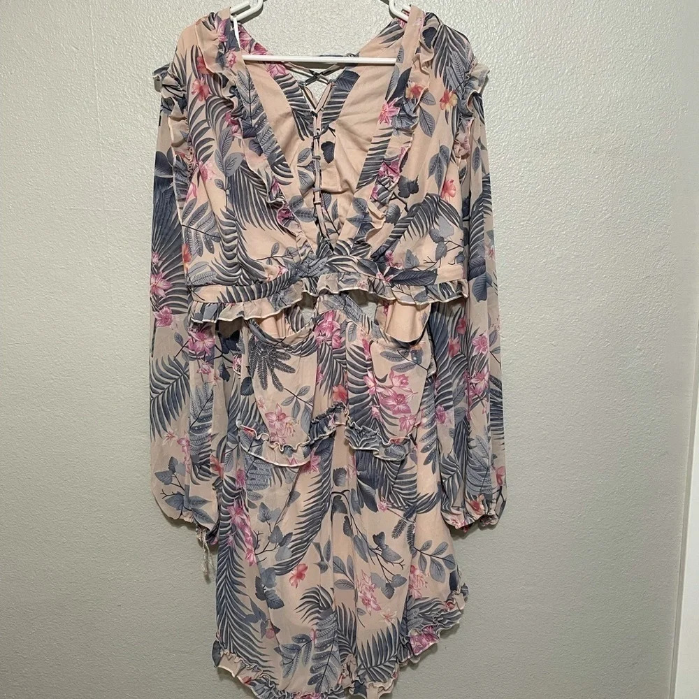 Fashion Nova Ruffle Mini Dress​​​ - Picture 3 of 9